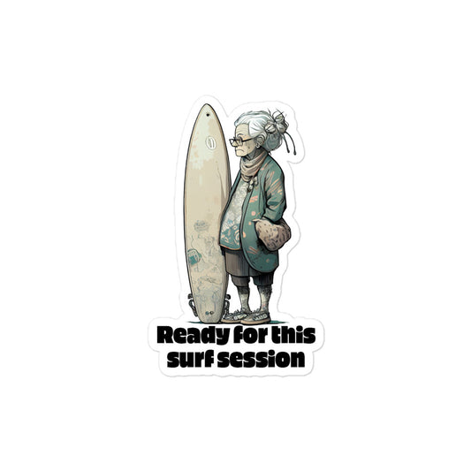 Sticker - Ready for this surf session